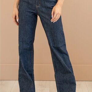 Judy Blue Indigo Wide Leg Jeans